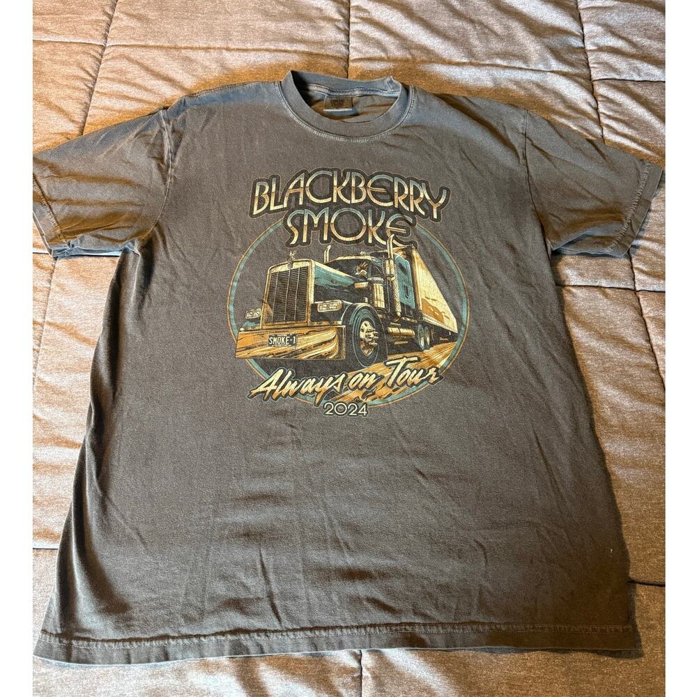 Blackberry Smoke Always on Tour Tee T-shirt Be Right Here 2024